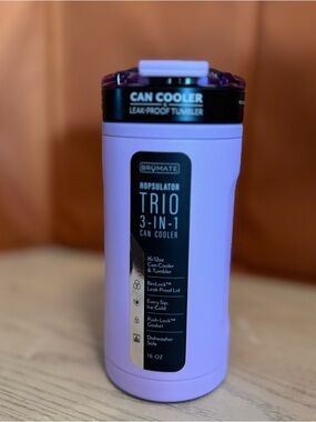 BrüMate Hopsulator Trio 3-in-1 Can Cooler - Lavender